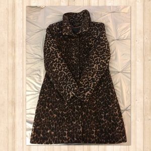 Via Spiga Leopard Coat